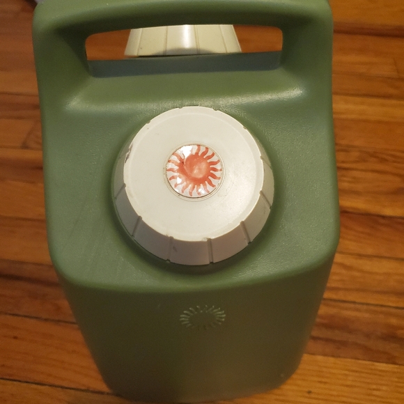 Vintage Thermos Hot & Cold Cooler Avocado Green Double Container  Picnic Camping - Picture 4 of 11